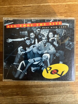 P.O.V. Duet With Jade - All Thru The Nite - 1993 UK R&B Soul CD Single