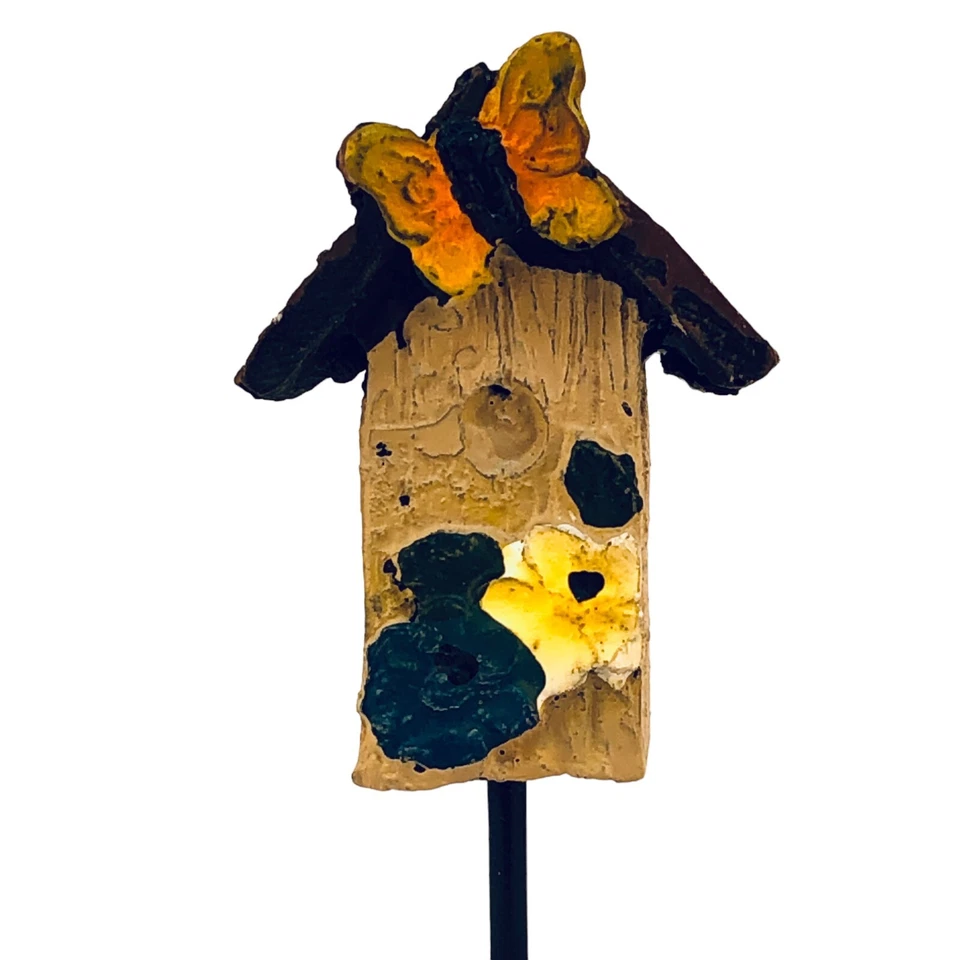 FLORES E BORBOLETAS PARA CASA DE PÁSSARO DE FADA 4,5" - Imagem 3 de 3