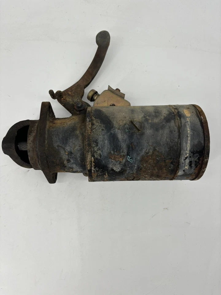 1939 Oldsmobile G39 Starter Motor Series 70 Delco 1107007 6 Volt w/ AST Trans - Image 4 of 4