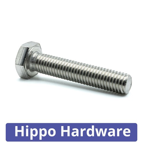 M6 M8 M10 Hexagon Head Set Screws Fully Threaded Hex Bolts A2 Stainless Steel - Picture 4 of 7