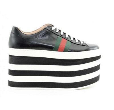 EU Größe 37 - Gucci Peggy Platform Black W