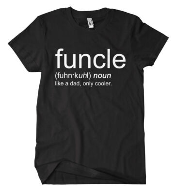 Funcle T-Shirt Spass Fun Onkel Familie Geschwister Cool Neffe Nichte Scherz 