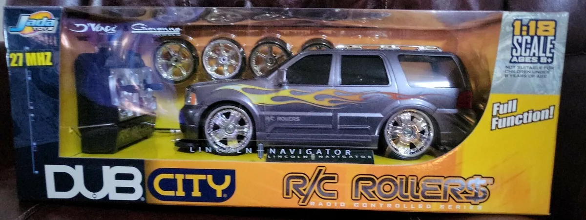 Jada Toys Lincoln Navigator Dub City R/C Rollers Remote Control 1:18 Scale  NIB