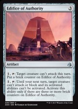 Edifice of Authority Light Play, English Magic the Gathering MTG Amonkhet