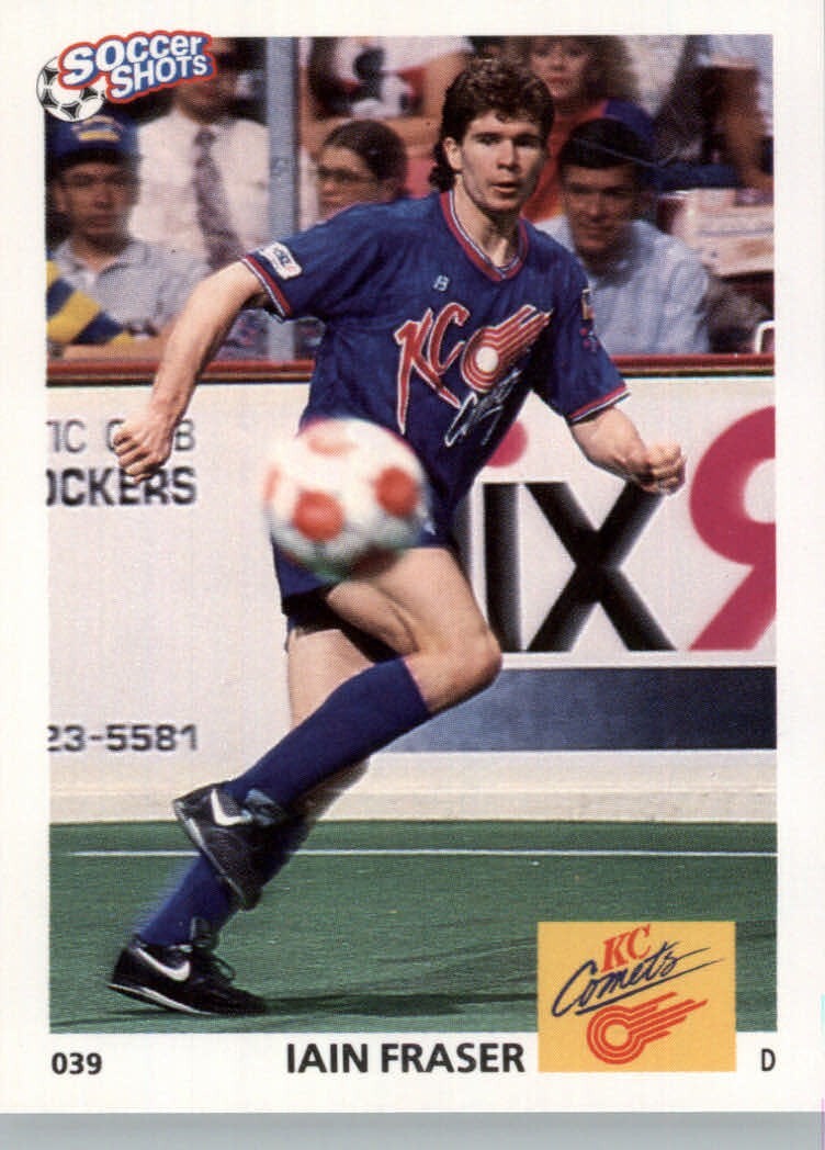 1991 Soccer Shots MSL MISL NASL NPSL - Kansas City Comets - #039