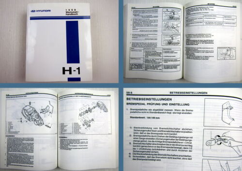 Werkstatthandbuch Hyundai H-1 1996 - 1999 Reparaturanleitung Reparaturhandbuch - Afbeelding 1 van 1