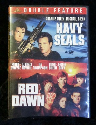 Red Dawn/Navy Seals Lea Thompson Patrick Swayze C. Thomas Howell 2 Movies DVD