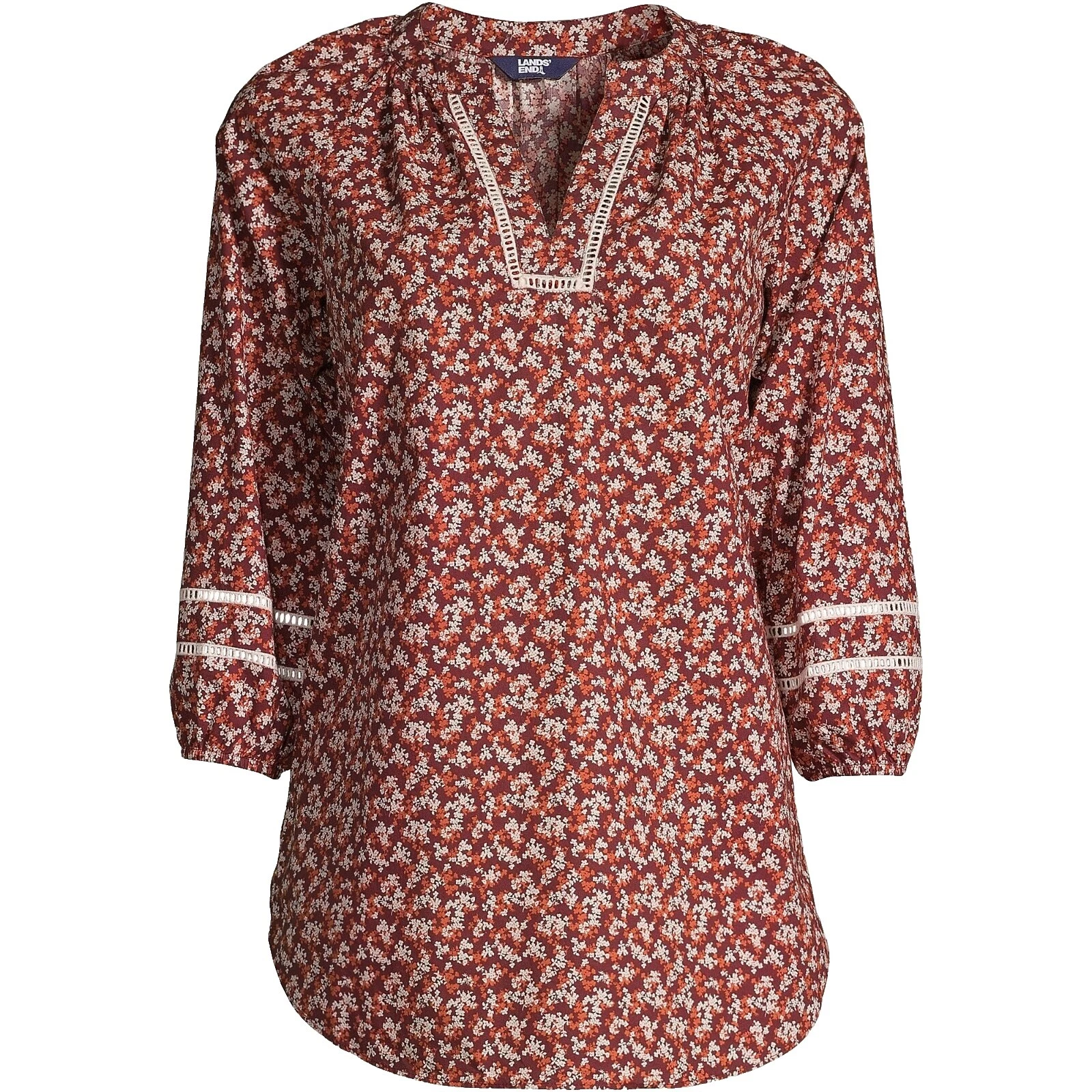 Lands' End Floral Tops for Women
