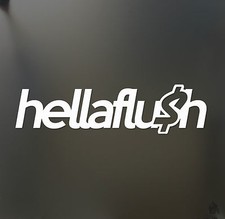 Hellaflush Sticker Wrx Jdm Lowered Drift Hella Flush Funny Jdm Hooligan Decal