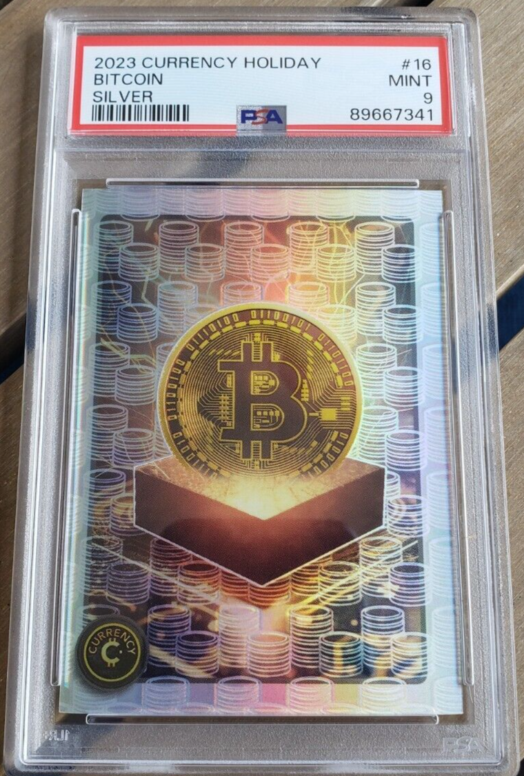 2023 Cardsmiths Currency Holiday Bitcoin Silver Refractor PSA 9 Mint #16  36/50 | eBay