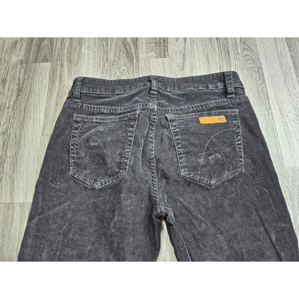 Pantalones de pana negros Joe's para mujer talla 27 bolsillos Foto 3 de 4
