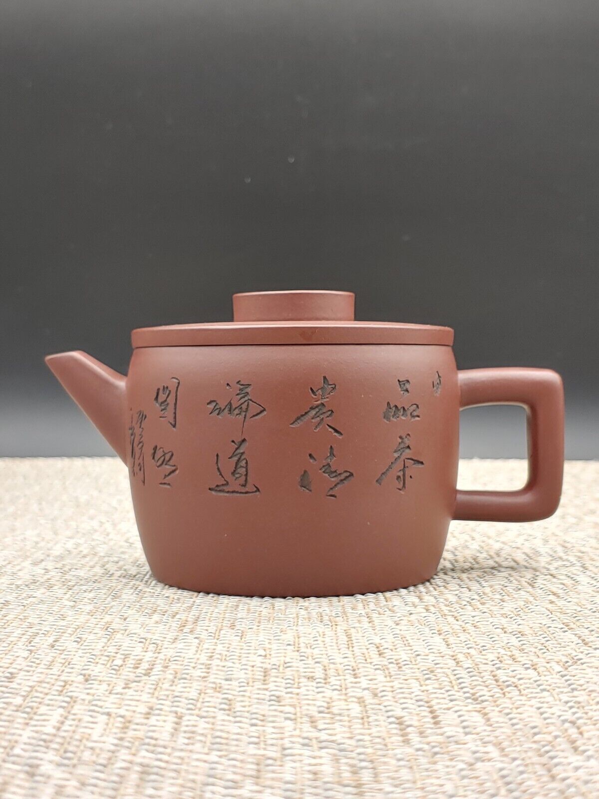 宜兴紫砂壶茶器黄小月具轮珠壶紫泥全手工Chinese Yixing Purple Clay