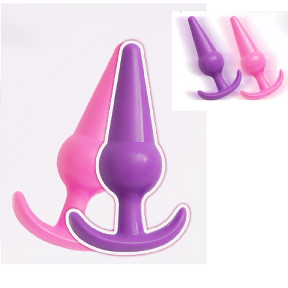 Dildo grande XXX anale sadomaso anal toys indossabile silicone morbido  erotico | eBay