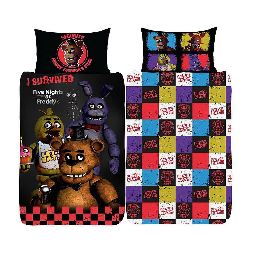 Five Nights at Freddy's Bedding Set Duvet Covers Bed Sets – Super Anime  Store