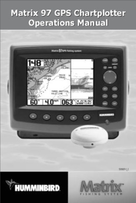 Humminbird Matrix 97c Chartplotter Operators Manual User Guide Instructions