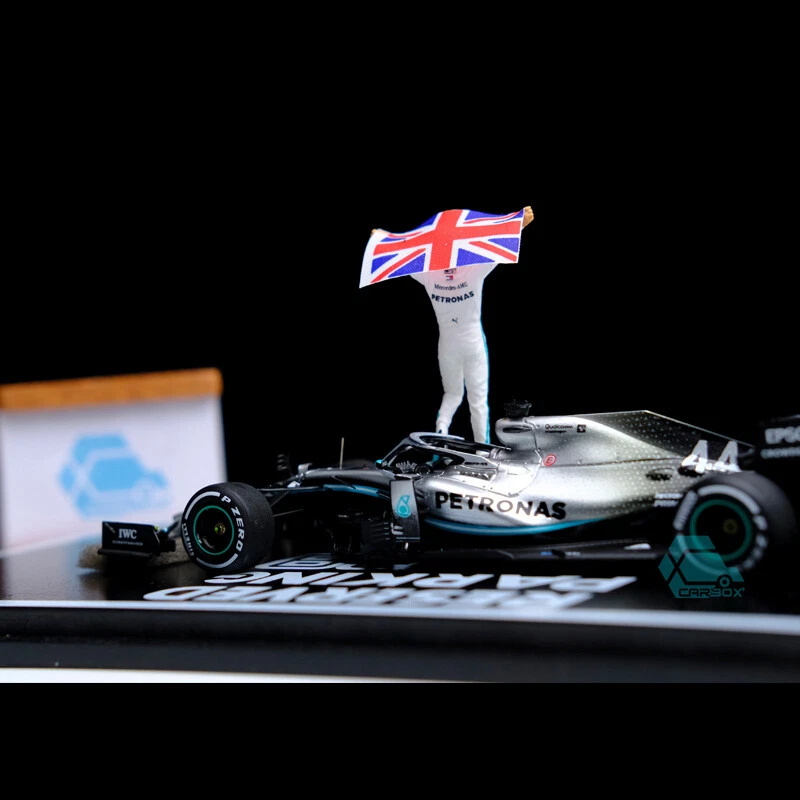 Spark 1:43 Mercedes F1 #44 W10 Lewis Hamilton 2nd USA GP 2019 FIA World Champion - Bild 3 von 4