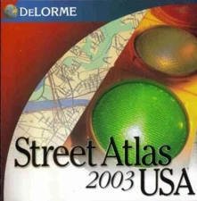 Street Atlas USA 2003 PC CD route trip planner mapping travel roads tool for GPS