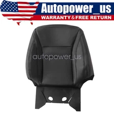 For 2013-2017 Honda Accord Driver Top Leather Seat Cover Black Perforated