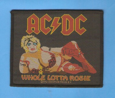 AC/DC  1992 Aufnäher / Patch Whole Lotta Rosie SELTEN