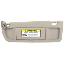 Warm Gray Driver Side Left Car Sun Visor For Honda Civic LX Coupe 2-Door 1.8L