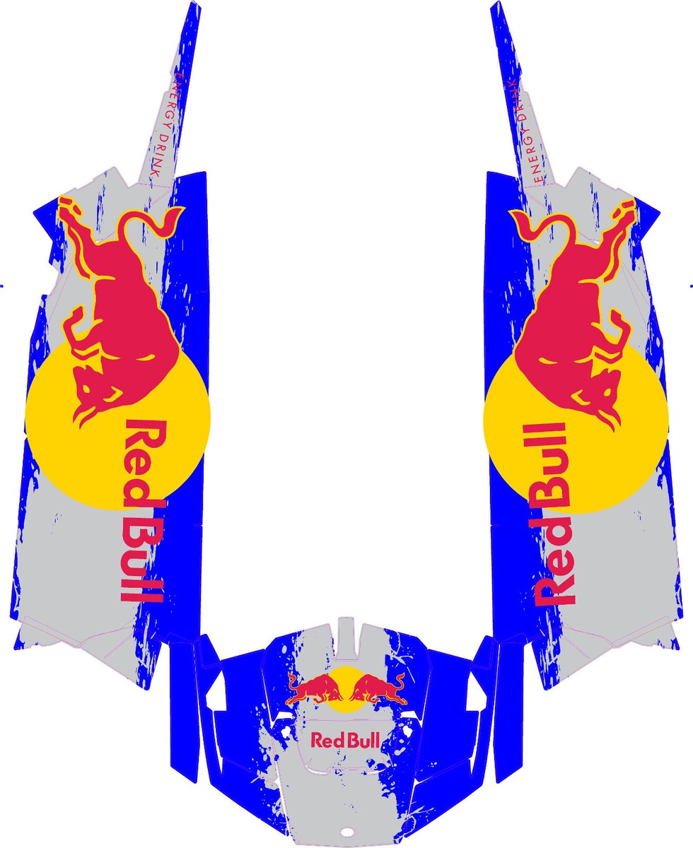 Graphic Kit Vinyl Wrap Decals Sticker Polaris Rzr Red Turbo XP