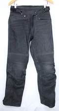 BMW MOTORRAD BMW Women’s Atlantis 4 Black Cow Leather Trousers Size 38 As-is