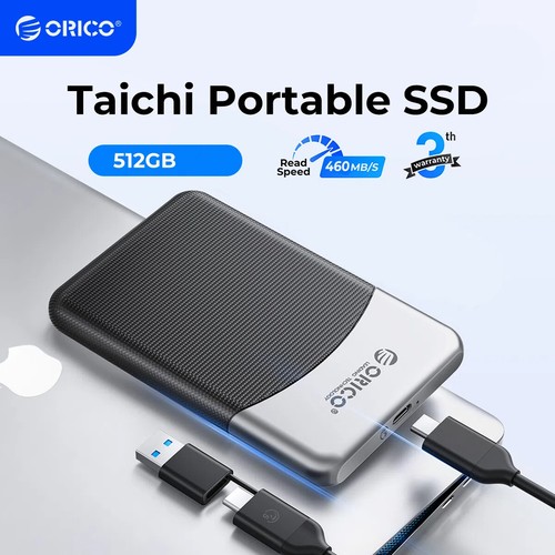 ORICO 1TB External SSD 2 in 1 Portable Solid State Drive USB C USB 3.2 Gen 1 US - Picture 2 of 12