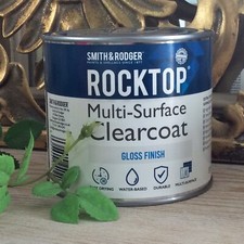 Smith and Rodger Rocktop Multi-Surface Clearcoat. 500ml Gloss Varnish Topcoat