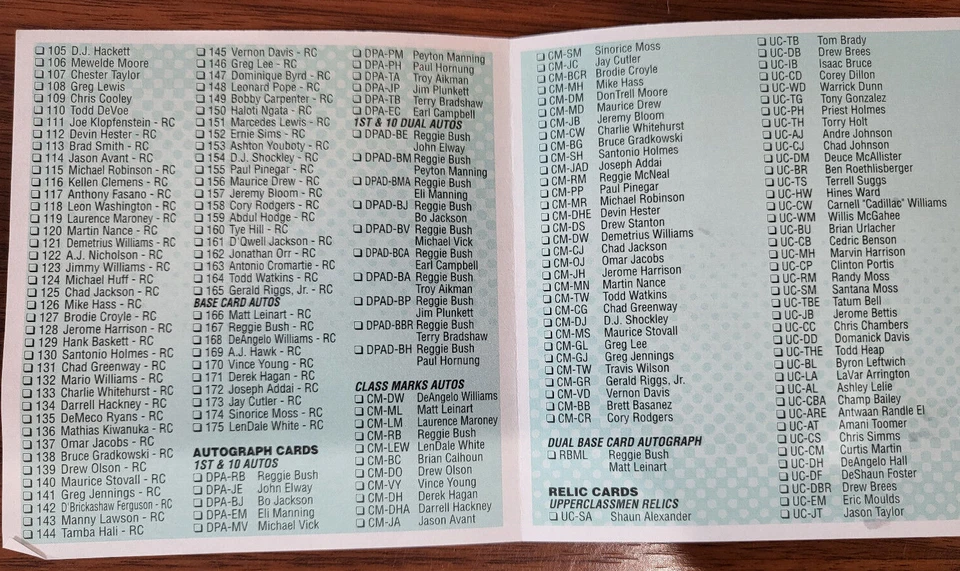 2006 Topps Draft Picks & Prospects Football 5 Card Pack - See checklist in pics - Image 4 of 4