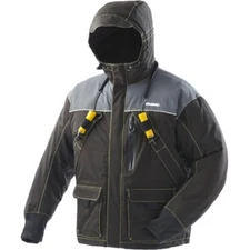 NEW Frabill Men's Ice Hunter Heavy Duty Insulated Ice Fishing Jacket XXL BLACK