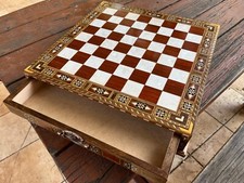 Vip Chess Set - Pearl Chessboard - Unique Che...