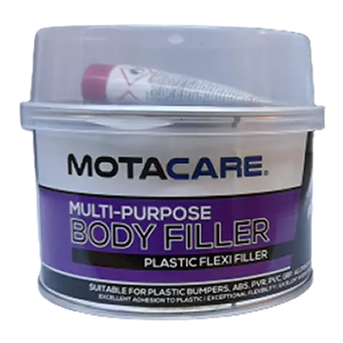 PLASTIC FLEXIBLE BUMPER REPAIR FLEXI CAR BODY FILLER HARDENER & APPLICATOR 250ML - Picture 1 of 1