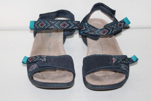 Clarks Amanda Sprint Active Sandals, 61445182, Navy, Womens Size 7.5 - Picture 2 of 5