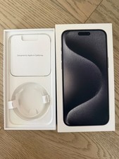 Original Box for Apple iPhone 15 pro max Black Titanium 256g