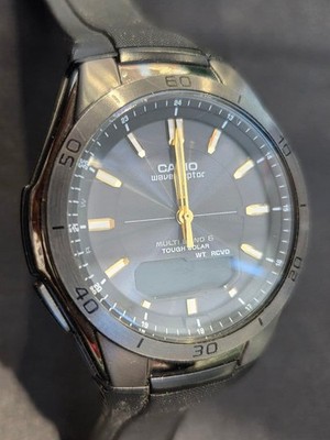 Non-functional CASIO wave ceptor WVA-M640 radio-controlled solar watch