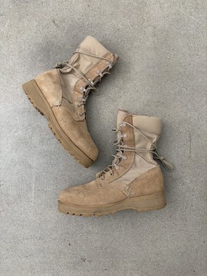 Coyote Hot Weather Boots Men's Size 5W Tan Vibram Military