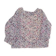 Selana, Wickeljacke, Größe: 62, Weiß/Mehrfarbig, Bio-Baumwolle, Blumen #Gpr