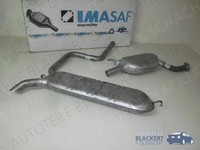 Imasaf Auspuffset Mitteltopf +Endtopf für Mercedes Kombi 300 T D S124 1985-1993