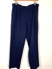 St John Basic Knit Pants Navy Santana Knit Please Read