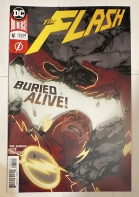 DC Comics THE FLASH #61 BURIED ALIVE! MARCUS POSTER SINGLE ISSUE MODERN AGE