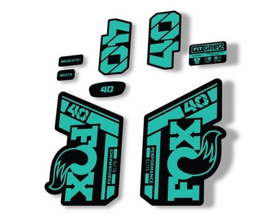 FOX 40 Performance Elite 2021 Fork Decals Suspension Sticker Adhesive Dolphin