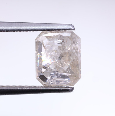 0.83Ct Natural Octagon White Salt & Pepper Diamond for Unique and Best Jewelry