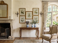 Vintage Cottage Garden Gallery Wall Set – Framed Botanical & Floral Prints