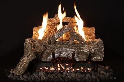 Grand Canyon 18'' Split Oak Vent Less Gas Logs Only 7 PC Set