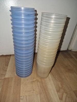 Dosierer Portionierer Becher mit Deckel Kunststoff Becher Avent Baby Ca. 15 Stk