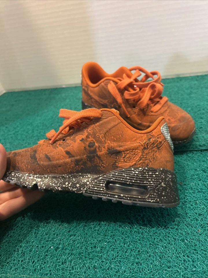 Talla 11c Nike AirMax90 QS PS Mars Landing. Mars Stone Magma Orange CD6488-600 Foto 3 de 4
