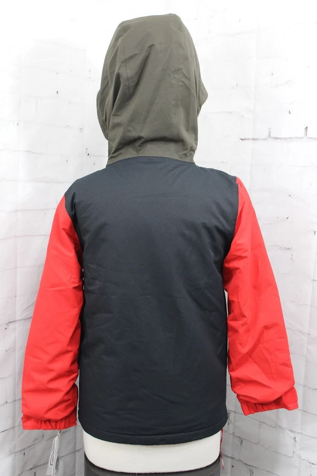 Volcom Vernon Insulated Snowboard Jacket, Youth Medium (10Y), Black Military New - Image 3 of 4