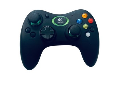 *Logitech Cordless Precision Xbox Controller Black (963321-0403) No Dongle ML447