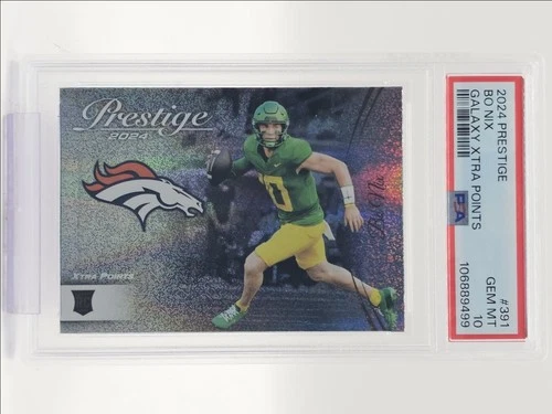 BO NIX 2024 PRESTIGE ROOKIE GALAXY XTRA POINTS BRONCOS RC PSA 10 Q4101