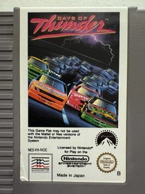 Nintendo NES Days of Thunder   Modul+Schuber